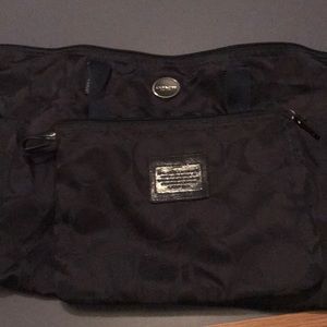 A coach nylon pack able tote